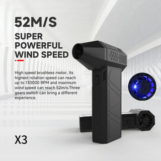 Rechargeable Turbo Fan Portable Air Blower High-Speed Air Duster
