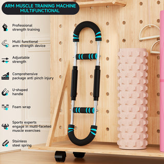 Portable Multi-Function Arm Trainer with Adjustable Resistance