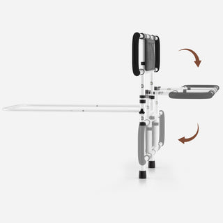 Bed Side Rail Mobility Aid Guard punch-free and foldable bedside handrails for getting up