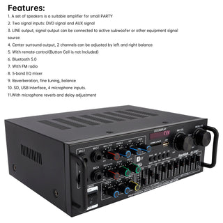 Bluetooth HiFi Amplifier