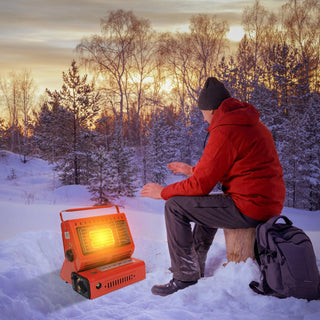 Camping Heater with Double Heat Source – Portable Survival Solution