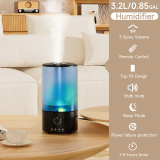 Quiet Ultrasonic Humidifier  3.2L