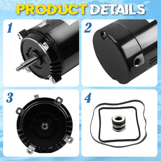 1.5 HP Pool Pump Motor Replacement Pool Pump Motor Seal Kit