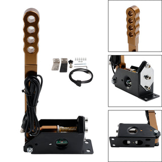 14Bit PC USB Sim Racing Handbrake with clamp for G25/G27/G29/T300/T500 For Asseto Gold