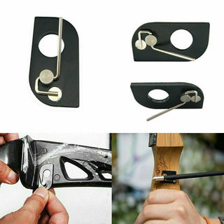 Archery Magnetic Arrow Rest Recurve Bow Hunting RH/LH Black