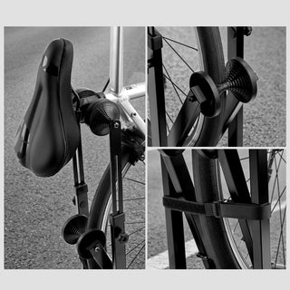 Folding Bike Parking Stand – Adjustable Storage Rack for 24"–29" Mountain, Road & Cruiser Bikes