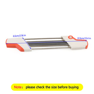 2 IN 1 Chainsaw Teeth Quick Sharpener File For STIHL .325" 4.8mm Chain