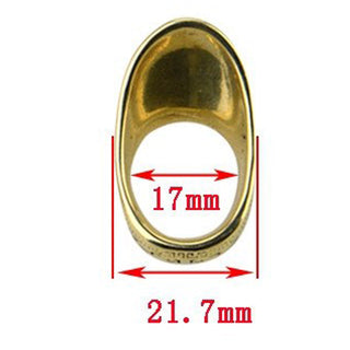 Archery 17mm Copper Thumb Ring Finger Guard Bow Hunting Gear