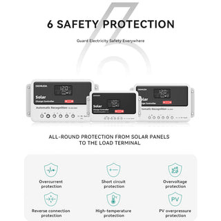 12V24V48V 10A-60A PWM Solar Controller Universal Photovoltaic Charger Controller