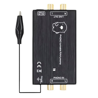 T11 Phono Preamp Preamplifier MM Phono Turntable Stage Preamp Phonograph Pre-Amp
