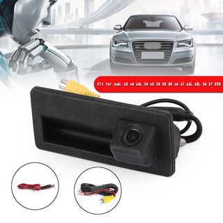 Car Rear View Backup Trunk Handle Camera Fit for A4L A6L A3 S5 S3 Q3 Q5 Q7