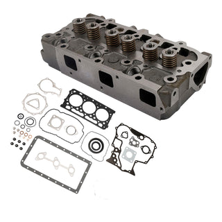 Complete Cylinder Head & Full Gasket Kit Compatible With Kubota D902 Engine
