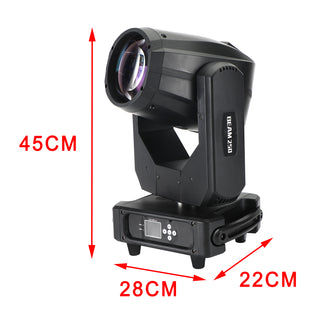 Stage Lighting 250W 8R Rainbow 3In1 Moving Head Light Double Prisms