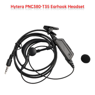 Hytera PNC380-T35 Earhook Headset For Hytera PNC360 PNC370SE PNC380 PNC460 G32