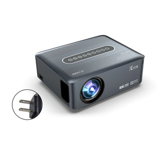 Ultra HD 8K Android Movie Projector – 1080p Home Theater with HDMI & USB, US Plug