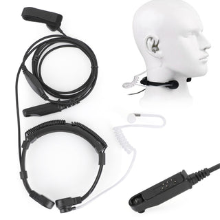 Throat Mic Microphone Headset Fit for Baofeng UV-9R Plus BF-9700 BF-A58 UV-82WP