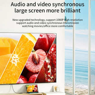 Type C/USB3.0 to Dual HDMI Adapter 1080P 60Hz for Apple M1 M2 Mac Windows Hub
