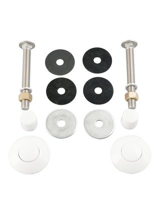 White Diving Board Mount kit 67-209-909-SS 5-1/2“Bolts 1-1/4&2”f/w
