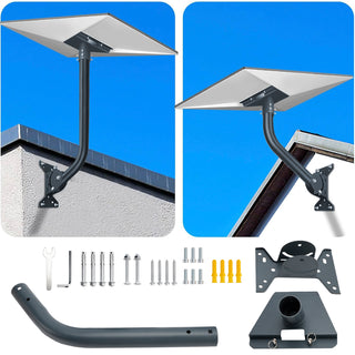 Starlink Gen 3 Mount 360° Adjustable Mounting Kit For Roof Exterior Wall Install