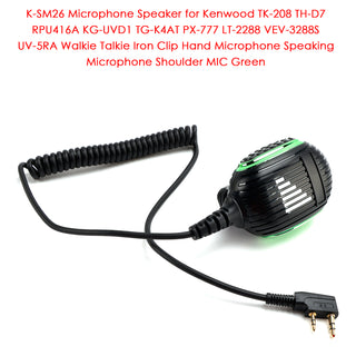 K-SM26 Microphone Speaker for TK-208 TH-D7 RPU416A KG-UVD1 TG-K4AT PX-777 Gold