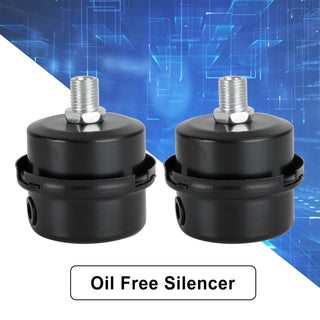 2Pcs Compressor Air Intake Filter 1/4" 13Mm Paper Air Compressor Part