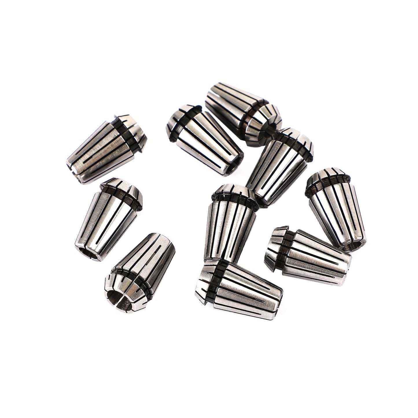 10Pcs ER16 Spring Collet Set For CNC Milling Lathe Tool Engraving Machine Steel Generic