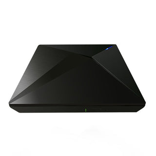 Ultra-Thin Dvd Rw Cd External Optical Drive Portable Type-C Usb Laptop Pc Blk