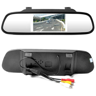 4.3" Mirror Car Monitor TFT LCD NTSC PAL Night Vision Parking Assist 4.3inch