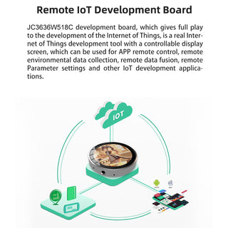 ESP32 Development Board 1.8-inch Capacitive Touch Smart Display Audio Spectrum