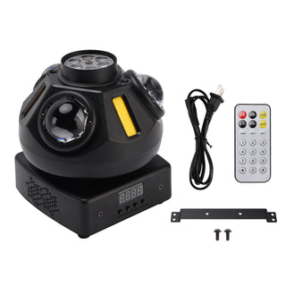 3 Head Magic Ball Beam 360 Degree Rotating DMX Moving head Light House Party