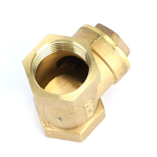 3/4" Female Thread Brass Horizontal DN20 One-Way Non-Return Swing Check Valve