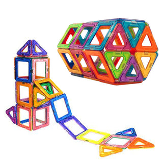 51Pcs All Magnetic Building Blocks Construction Children Toys Educational Block