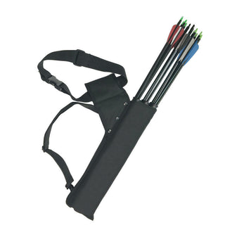 Archery 3 Tube Arrow Quiver Holder Waist/Shoulder Bag Hunting