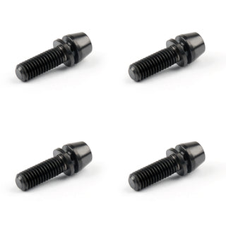 M5x16mm Titanium Ti Bolts Allex Hex Bike Stem Tapered Head Screw + Washer 4pcs B