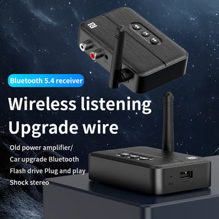 NFC Bluetooth 5.4 Audio Receiver AUX/RCA Old Speaker Amplifier Car Flash Drive