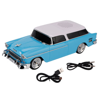 WS-1955 Bluetooth Replica Speaker Retro Speaker Car Design HD Sound TWS FM Radio