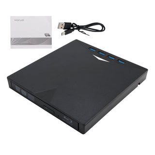 7 IN 1 BD Burner External USB 3.0 Slot In DVD RW CD Writer Portable Drive Laptop