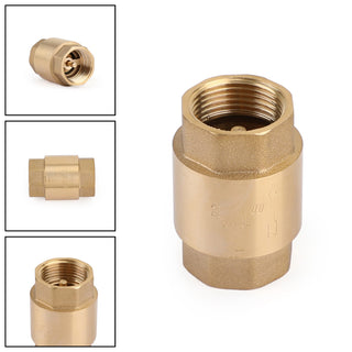 DN15/DN20 NPT In-Line Check Valve Brass Spring Loaded Inline 200PSI