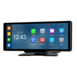 10.26" Portable Bluetooth Car Navigation Carplay Wireless Car Radio AHD Camera