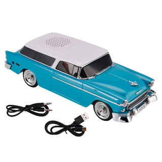 WS-1955 Bluetooth Replica Speaker Retro Speaker Car Design HD Sound TWS FM Radio