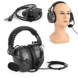 Noise Cancelling Headset Fit for BaoFeng UV5R UV-82 TK3107 TK3207 TK-3201