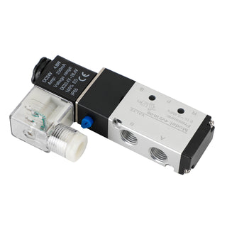 Pneumatic Electric Solenoid Air Valve 4V210-08 Dc24V 2 Position 5 Way PT 1/4"