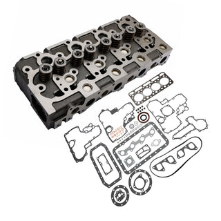 Complete Cylinder Head With Valve Spring & Gasket Kit For Kubota V1902 Engine