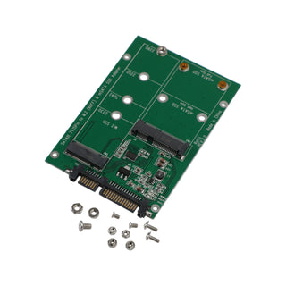 M.2 B / B+M KEY NGFF 2.5" mSATA SSD to SATA III Board Converter Adapter Card
