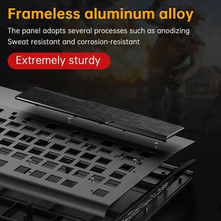 K1000 Mechanical Keyboard Wired 104key Red Switches for PC Chroma RGB Wrist Rest