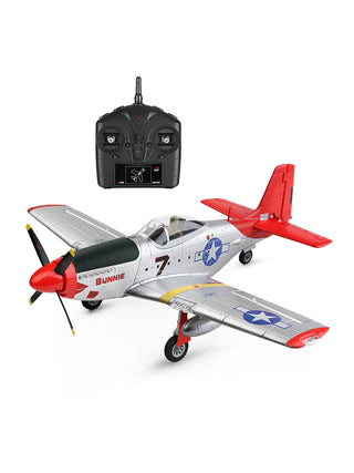 XK A280 RC Airplane P51 Fighter 4CH 3D/6G Fixed Wing Brushless Motor