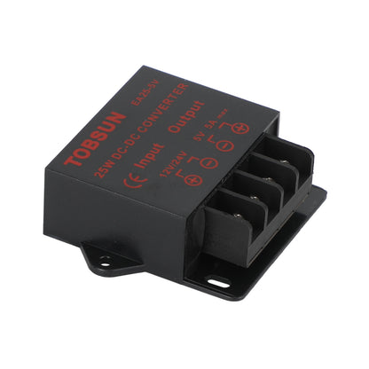 Voltage Converter DC 12/24V To 5V 5A 25W Power Adapter Step Down Regulator Generic