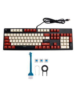 104Key Wired Mechanical Linear Switch Gaming Keyboard Hot-Swappable Customizable