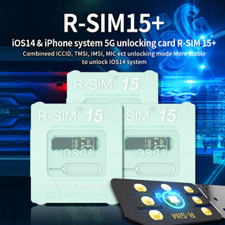 R-SIM15+ Nano Unlock RSIM Card Fit for iPhone 13 12 mini 12 Pro XS MAX 8 IOS 15