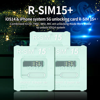 R-SIM15+ Nano Unlock RSIM Card Fit for iPhone 13 12 mini 12 Pro XS MAX 8 IOS 15